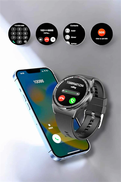 Akıllı Saat Sağlık ve Fitness Takibi Bluetooth Bağlantılı Dokunmatik Ekran