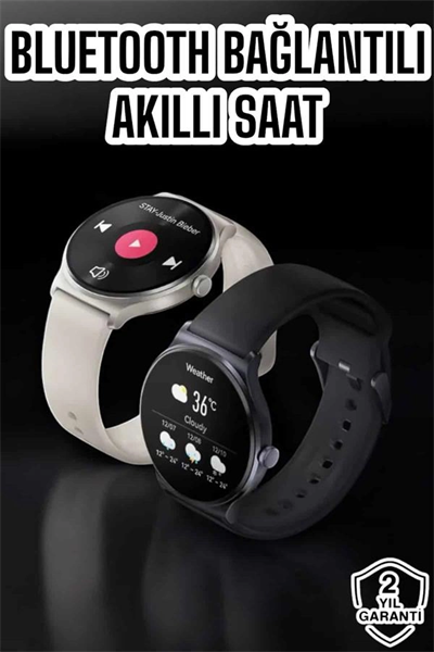 Akıllı Saat Sesli Görüşme Bluetooth Bağlantılı 3 Kordonlu Yeni Nesil