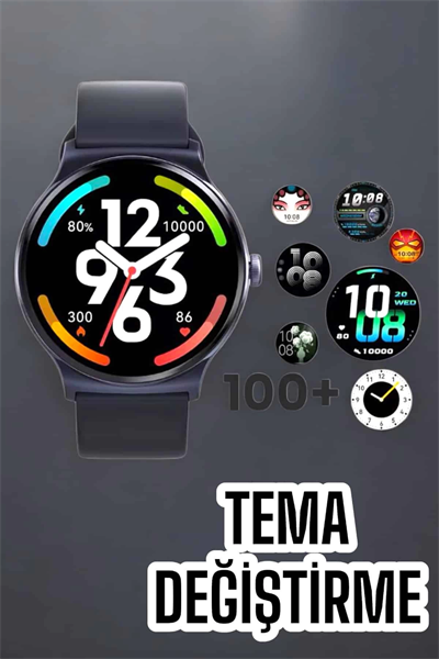 Akıllı Saat Sesli Görüşme Bluetooth Bağlantılı 3 Kordonlu