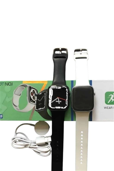 Akıllı Saat Sesli Görüşme Bluetooth Bağlantılı Kablosuz Şarj Özelliği Yeni Nesil