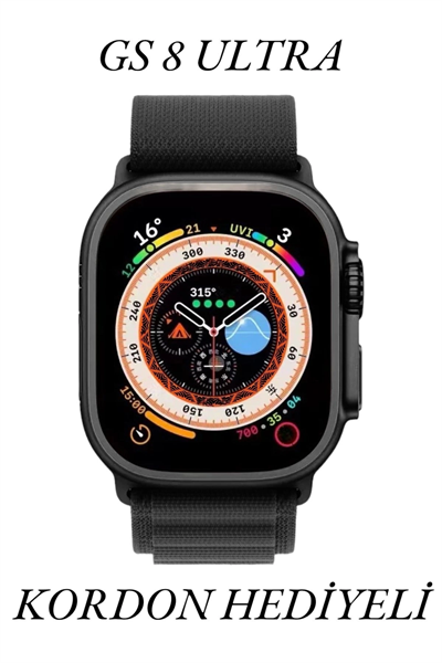 Akıllı Saat Sim Kartlı GPS Nabız Ölçer Adımsayarlı Titanyum Kordonlu Suya Dayanıklı Gümüş