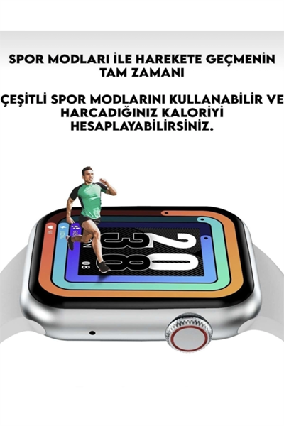 Akıllı Saat Siyah Sim Kartlı GPS Nabız Uyku Takip 1000-2000 mAh Batarya Deri Kordon