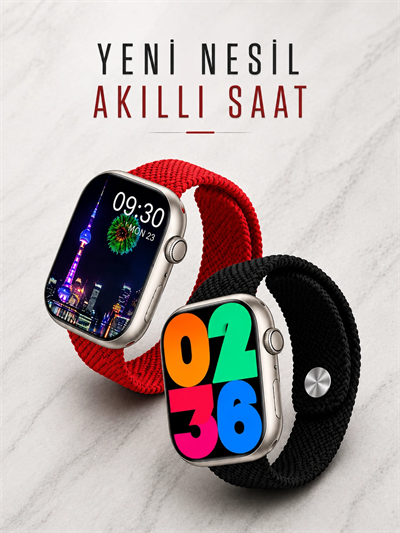 Akıllı Saat Tema Değiştirme Uyku ve Sağlık Takibi Bluetooth Bağlantılı