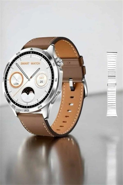 Akıllı Saat Titreşimli Amoled Ekran Uyku ve Sağlık Takibi Sesli Görüşme