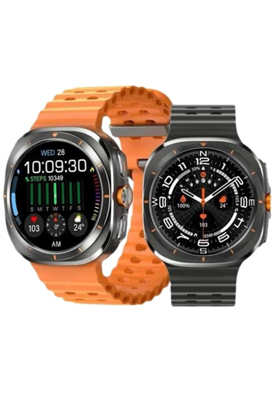 Akıllı Saat Unısex Zarif Görünümlü Titanyum Kasa Amoled Ekran Müzik Dinleme