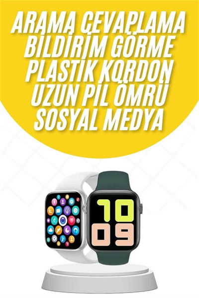 Akıllı Saat Uyku ve Sağlık Takibi Arama Cevaplama 44 MM Amoled Ekran