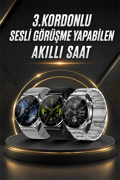 Akıllı Saat Uyku ve Sağlık Takibi NFC Uyumlu Bluetoooth Bağlantılı Android İOS Uyumlu