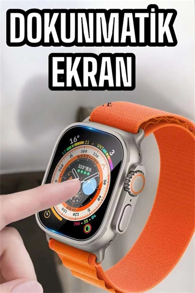 Akıllı Saat Uyku ve Spor Takibi Yeni Nesil Bluetooth Bağlantılı Amoled Ekran
