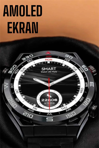 Akıllı Saat Yeni Nesil 2024 Model Metal Kordonlu Bluetooth Bağlantılı