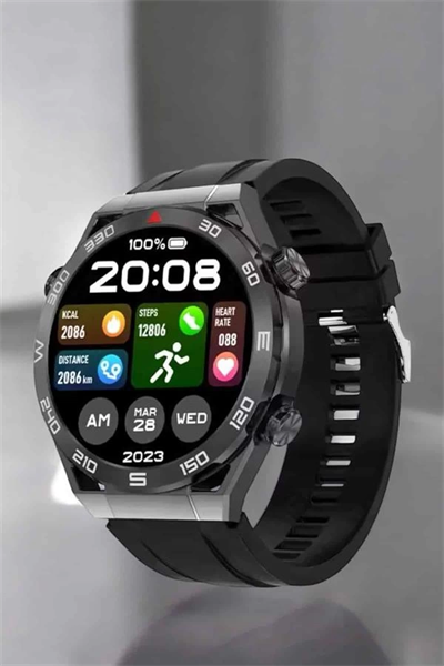 Akıllı Saat Yeni Nesil 2024 Model Metal Kordonlu Bluetooth Bağlantılı