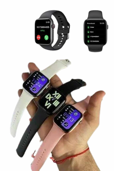 Akıllı Saat Yeni Nesil Android ve İOS Uyumlu Titreşim Modlu Alarm Kronometre