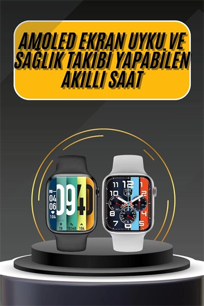 Akıllı Saat Yeni Nesil Android ve İOS Uyumlu Titreşim Modlu Alarm Kronometre