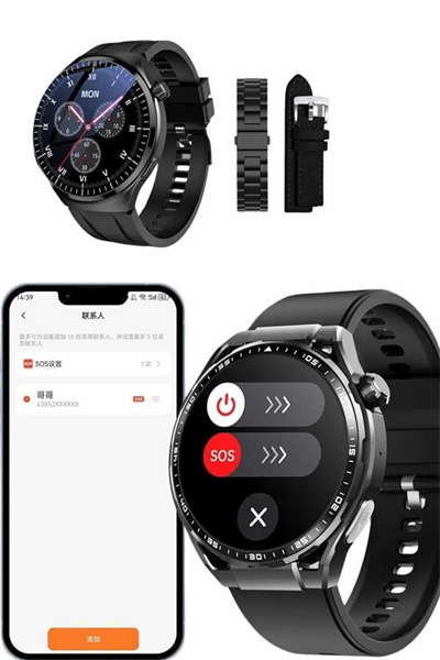 Akıllı Saat Yeni Nesil Üç Kordonlu Nabız Ölçer Çağrı Cevaplama
