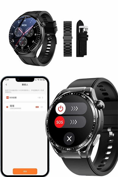 Akıllı Saat Yeni Nesil Üç Kordonlu Nabız Ölçer Çağrı Cevaplama