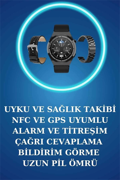 Akıllı Saat ve Kulaklık Seti Bildirim Görme Arama Cevaplama ANC Özelliği