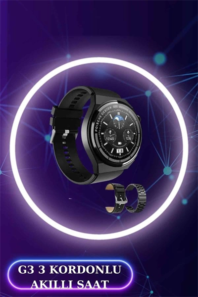 Akıllı Saat ve Kulaklık Seti Dokunmatik Ekran 5.0 Bluetooth Bağlantılı Sesli Görüşme