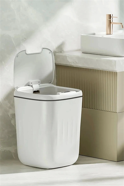 Akıllı Sensörlü Çöp Kovası 20L - UV Işık Antibakteriyel & Koku Geçirmez Otomatik Mutfak Ofis Banyo Kovası