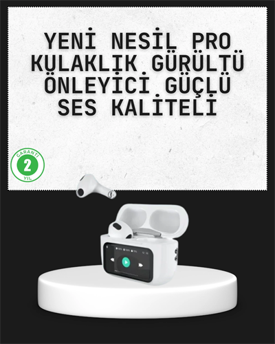 Akıllı Sensörlü Su Geçirmez Bluetooth Kulaklık Güçlü Batarya ve Bass