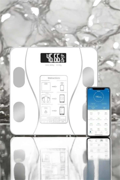 Akıllı Tartı Bluetooth Bağlantılı Yağ Ölçebilen Tartı Yeni Nesil