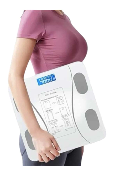 Akıllı Tartı Bluetooth Bağlantılı Yağ Ölçebilen Tartı Yeni Nesil