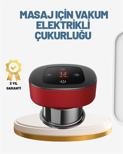 Akıllı Vakumlu Kupa Masaj Cihazı Ağrı Giderici ve Rahatlatıcı Terapi