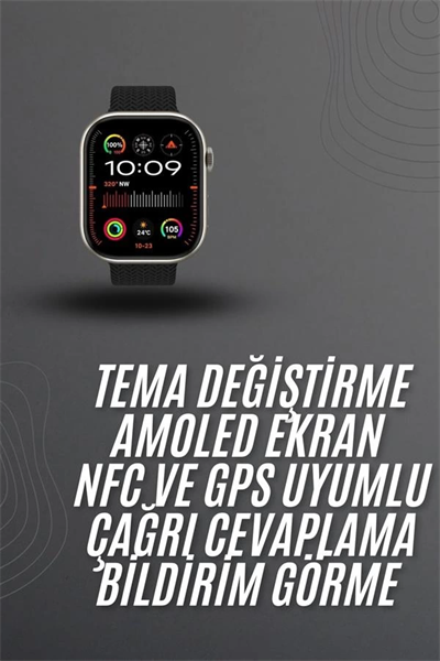 Akıllı saat 2.02 inch Nabız Ölçer Arama Konuşma Müzik Dinleme