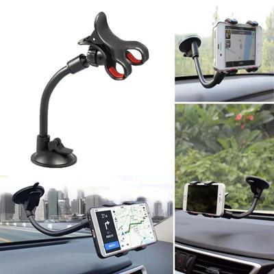 Akrobat Cama Sabitlenen Güçlü Vakumlu 360 Derece Dönen Tüm Modellere Uyan Oto Telefon Tutucu (3936)