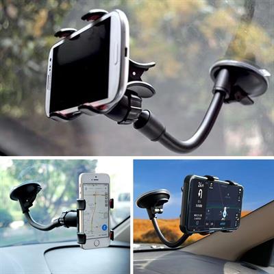 Akrobat Cama Sabitlenen Güçlü Vakumlu 360 Derece Dönen Tüm Modellere Uyan Oto Telefon Tutucu (3936)