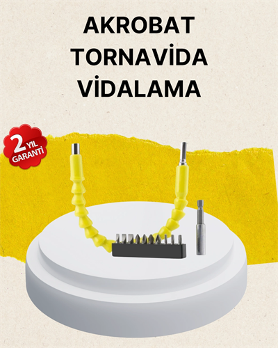 Akrobat Vidalama Uç Seti 12 Parça Profesyonel Dar Alan Kullanım