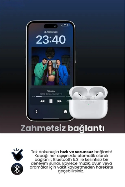 Aktif Gürültü Önlemeli (ANC) Pro TWS Bluetooth Kulaklık, Şeffaf Mod ve Gelişmiş Özellikler
