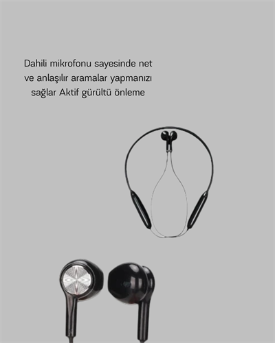 Aktif Gürültü Önlemeli Bluetooth Kulaklık – Dokunmatik Kontrol, Dahili Mikrofon, Yüksek Ses Kalitesi