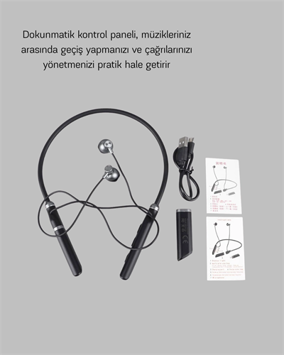 Aktif Gürültü Önlemeli Bluetooth Kulaklık – Dokunmatik Kontrol, Dahili Mikrofon, Yüksek Ses Kalitesi
