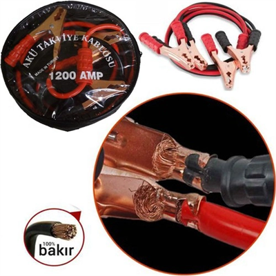 Akü Takviye Kablosu 1200 Amper (taşıma Çantalı) Bx40