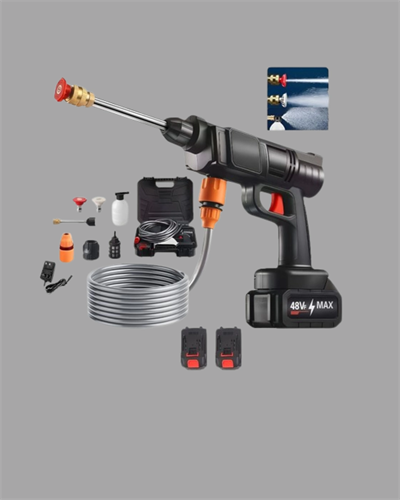Akülü Basınçlı Yıkama Tabancası 450PSI Su Püskürtme Makinesi