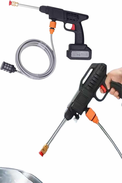 Akülü Oto Araç Yıkama Yüksek Basınçlı Araba Yıkama Makinesi Şarjlı