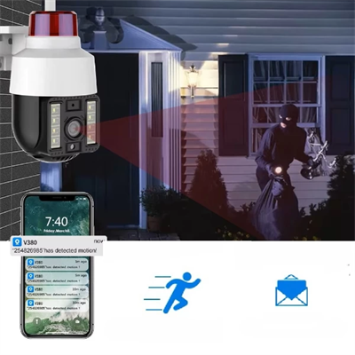 Alarmlı Dış Mekan Güvenlik Kamerası