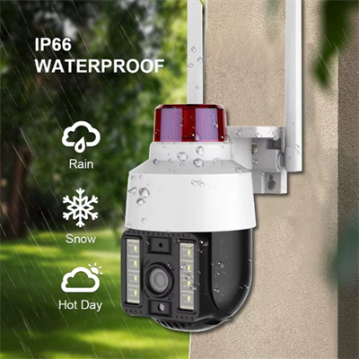 Alarmlı Dış Mekan Güvenlik Kamerası