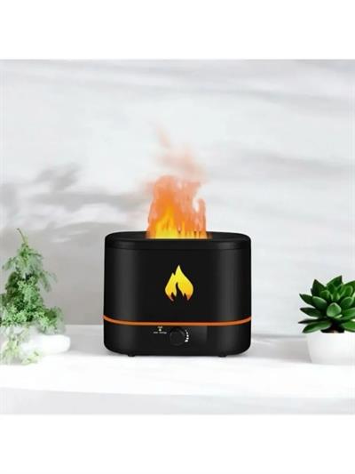 Alev Desenli 2 Lt Su Hazneli Ultrasonik Buhar & Sessiz Çalışma Hava Nemlendirici (3936)