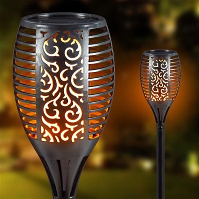 Alev Efektli Solar Bahçe Lambası (51 Cm)