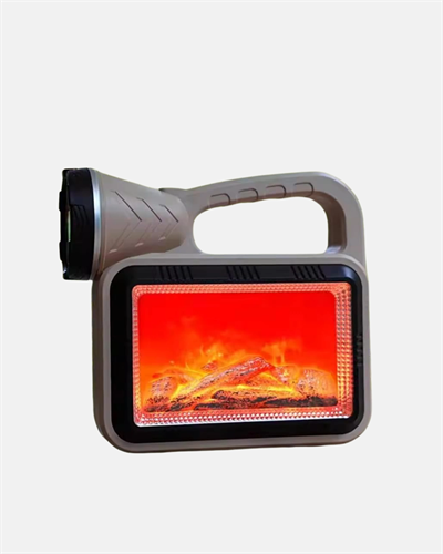 Alev Efektli Solar Lamba COB Işıklı Taşınabilir Bahçe Kamp Aydınlatma