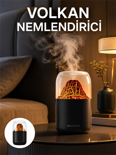 Alev Efektli Ultrasonik Difüzör Yeni Nesil