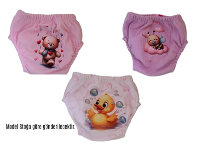 Alıştırma Külodu Suprem Kumaş 3 Adet Pembe (model Stok Durumuna Göre Gönderilir)