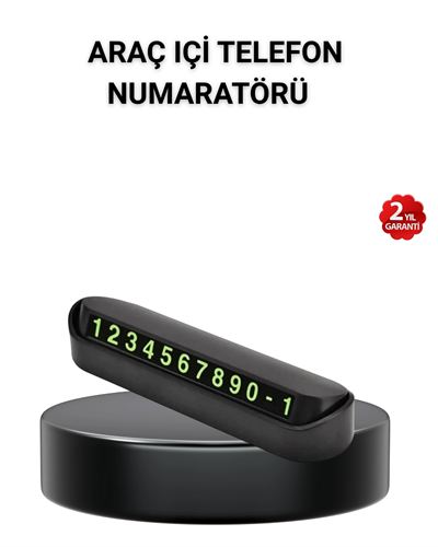 Alüminyum Kasa Gri Çevirmeli Araç İçi Telefon Numaratörü