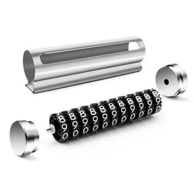 Alüminyum Kasa Gri Renk Çevirmeli Araç Içi Telefon Numaratörü Park Oto Numaratörü (3936)