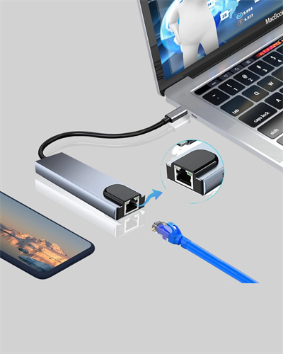 Alüminyum Kasalı MacBook USB-C Hub – 4K HDMI, USB 3.0, SD/TF Kart Girişi, PD Şarj Desteği