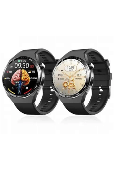 Amoled Ekran Akıllı Saat Üç Kordonlu İOS Android Uyumlu