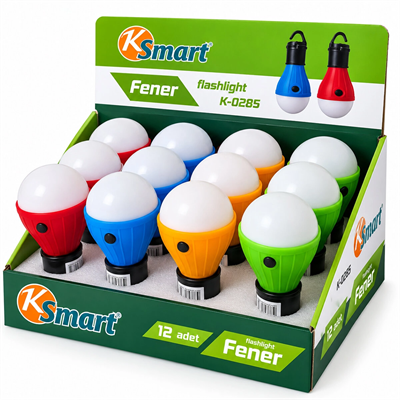Ampul Fener - Pilli - Askılı - 1 Adet
