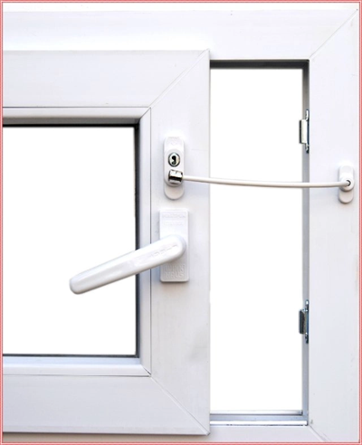 Anahtarlı Halatlı Pvc Kapı Pencere Emniyet Kilidi Bx40