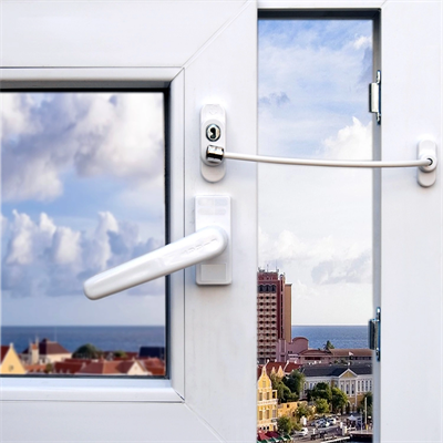 Anahtarlı Halatlı Pvc Kapı Pencere Emniyet Kilidi Bx40
