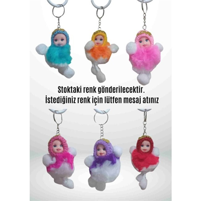 Anahtarlık Bebek Modeli Peluş - Şirin Tasarım